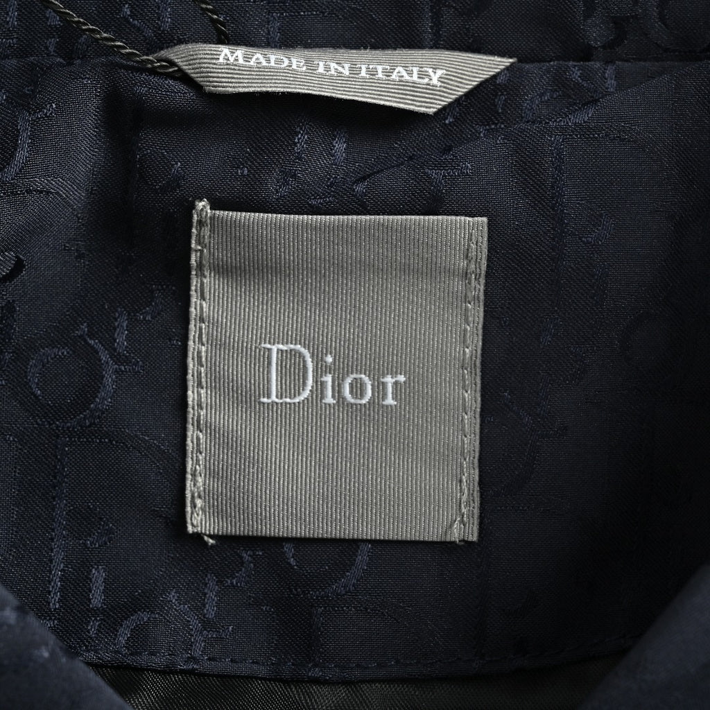 Dior CD Oblique All-Over Jacquard Jacket – Navy
