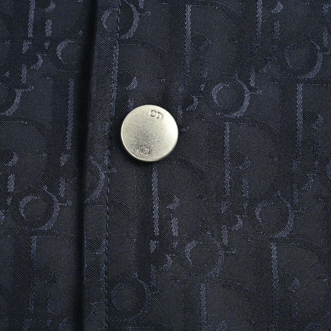Dior CD Oblique All-Over Jacquard Jacket – Navy