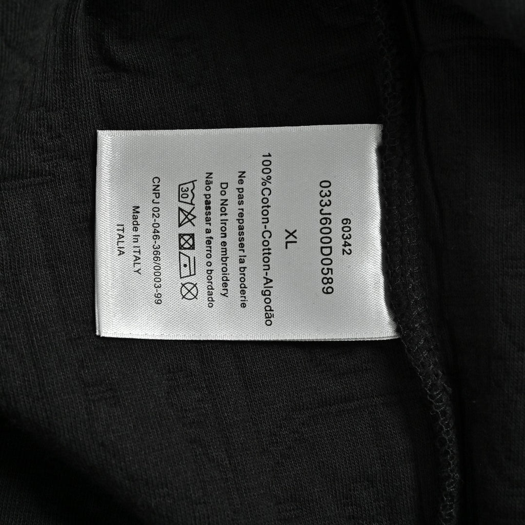 Dior CD Oblique Embossed All-Over Hoodie – Black