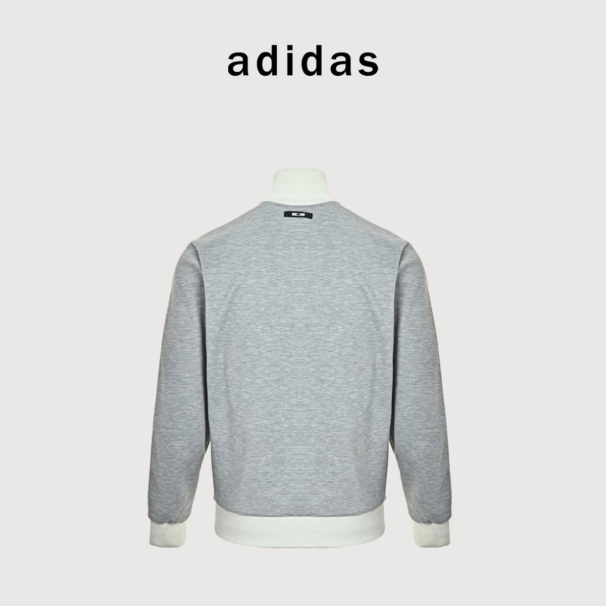 Adidas Originals Trefoil Logo Stripe Retro Track Jacket – Grey