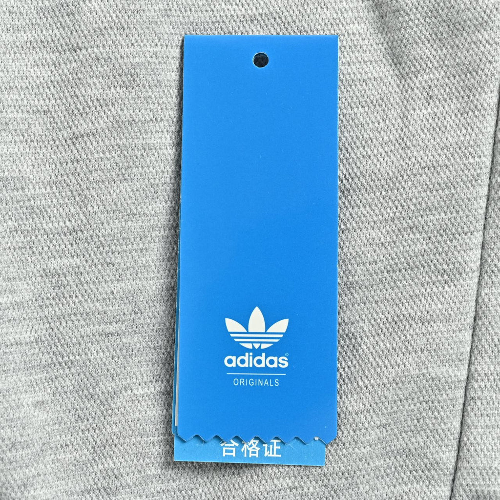 Adidas Originals Trefoil Logo Stripe Retro Track Jacket – Grey