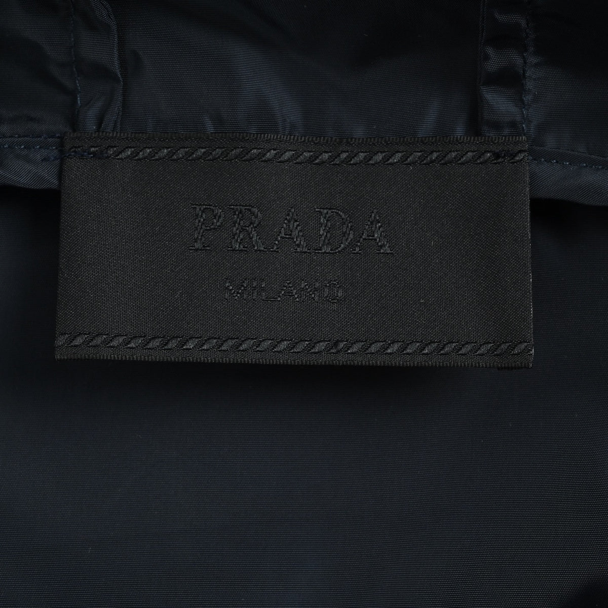 Prada 25FW Triangle Logo Contrast-Zip Recycled Nylon Hooded Jacket — Forest Green
