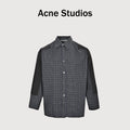 ACNE Patchwork Plaid Long-Sleeve Shirt
