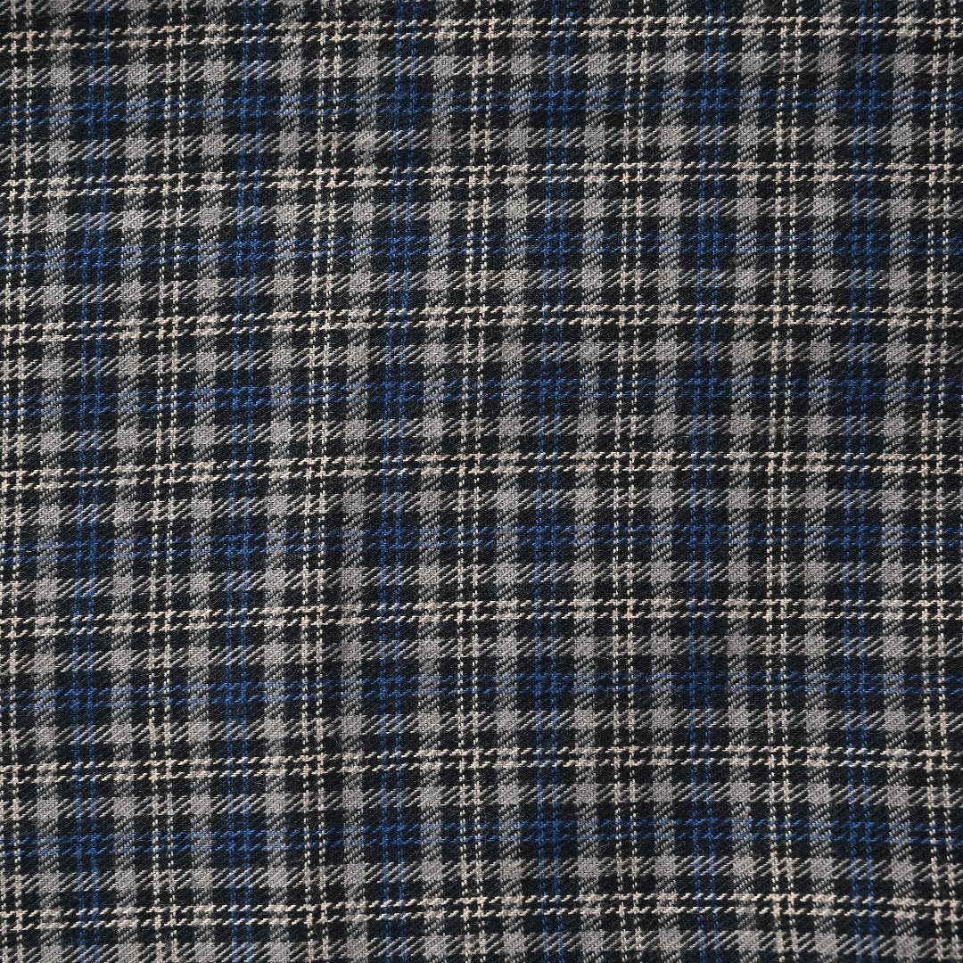 ACNE Patchwork Plaid Long-Sleeve Shirt