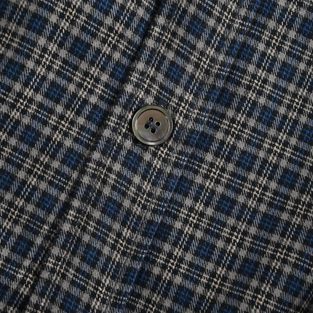 ACNE Patchwork Plaid Long-Sleeve Shirt