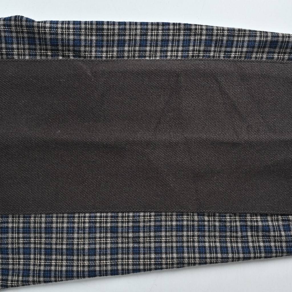 ACNE Patchwork Plaid Long-Sleeve Shirt