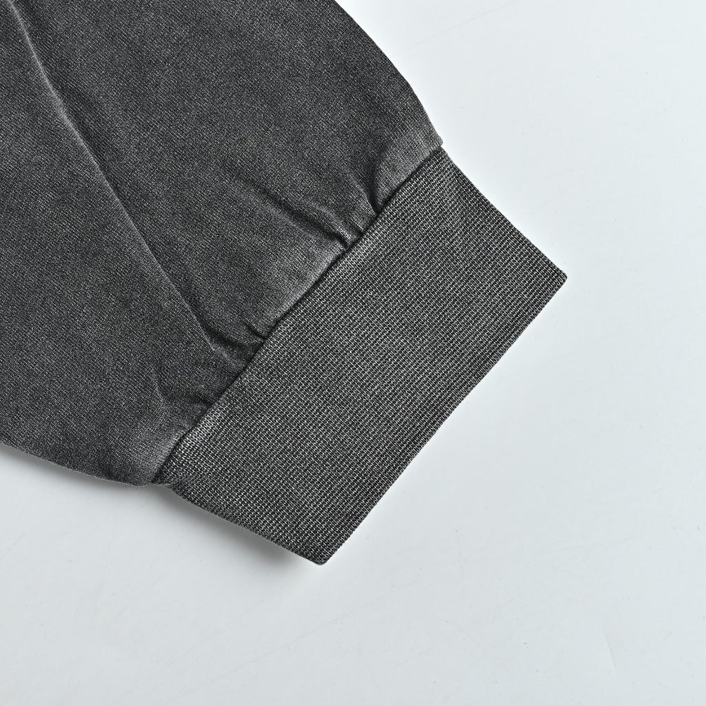 Balenciaga Blue Embroidered Logo Long-Sleeve T-Shirt