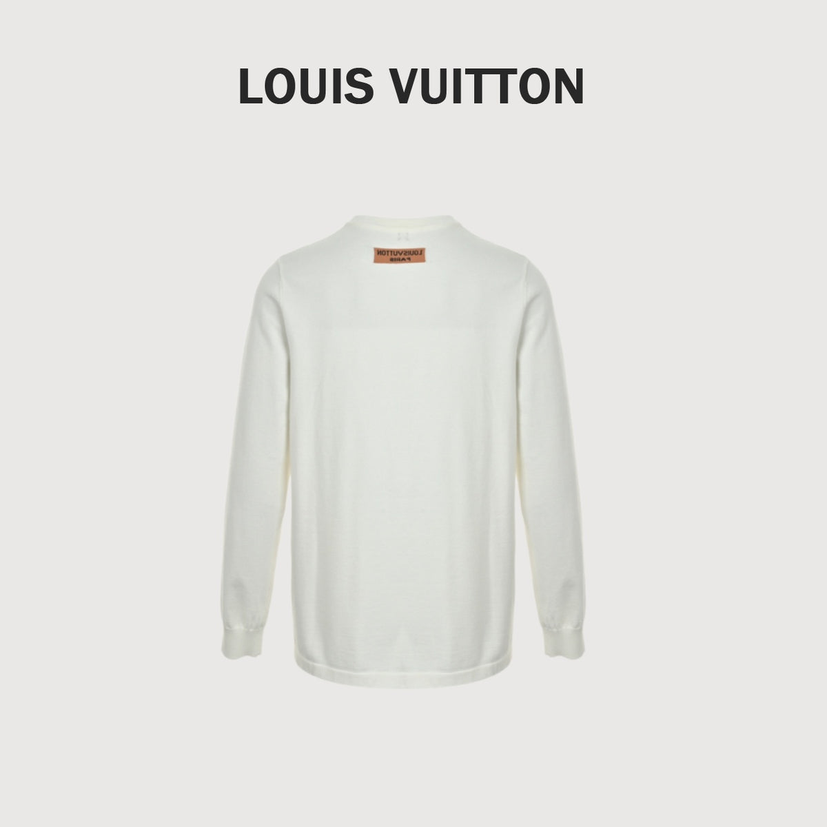 Louis Vuitton 25FW Paper Airplane Jacquard Knit Sweater