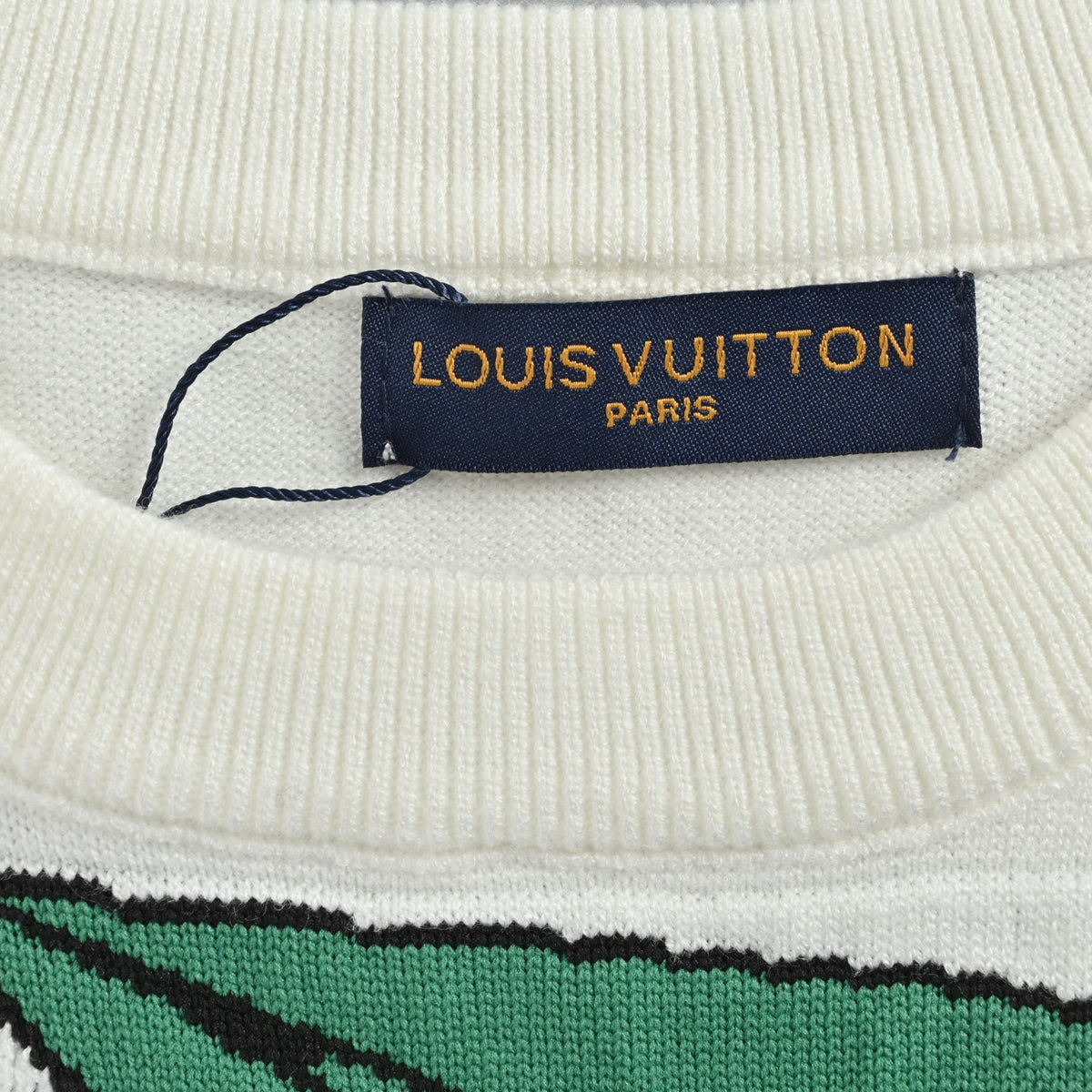 Louis Vuitton 25FW Paper Airplane Jacquard Knit Sweater