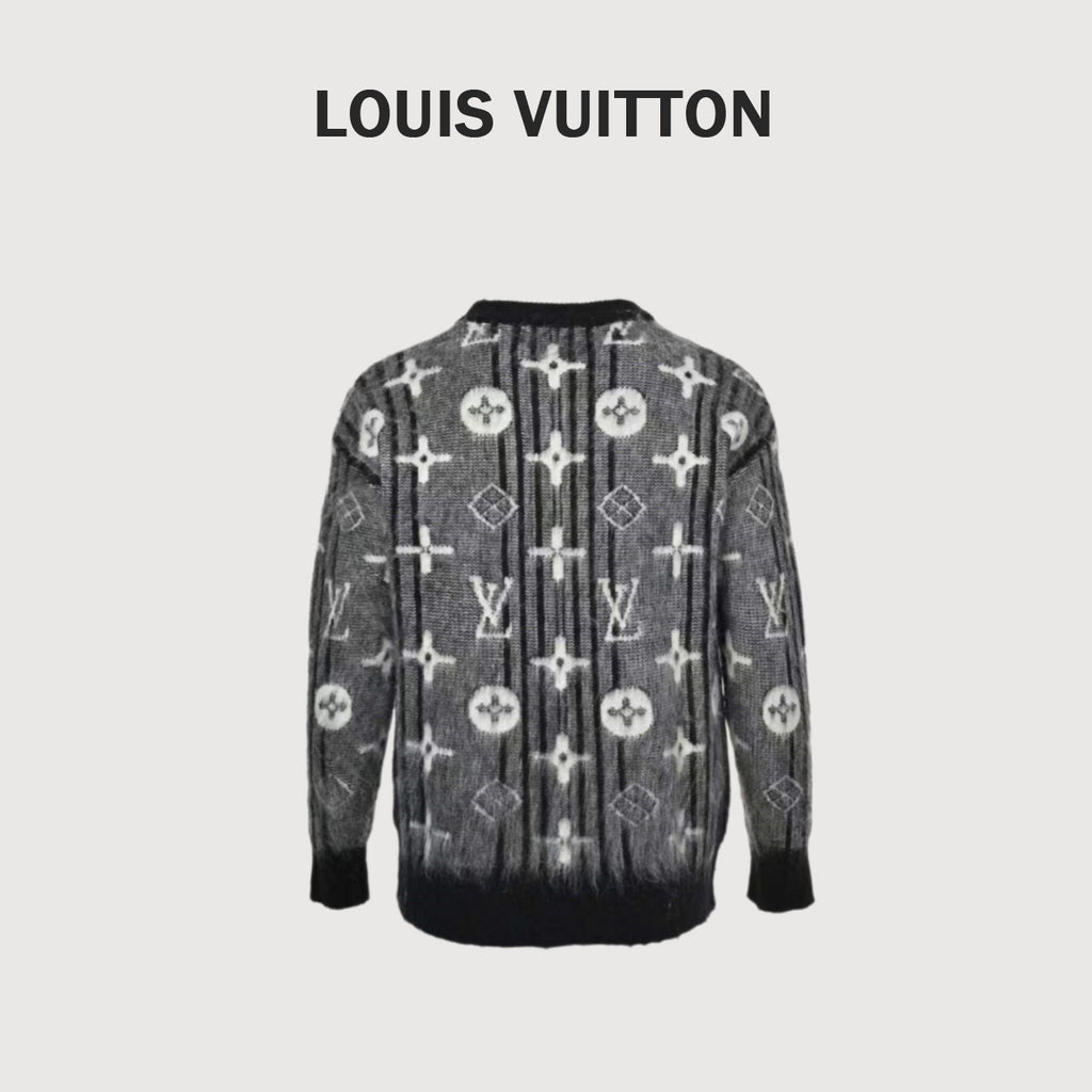 Louis Vuitton Allover Monogram Mohair Sweater