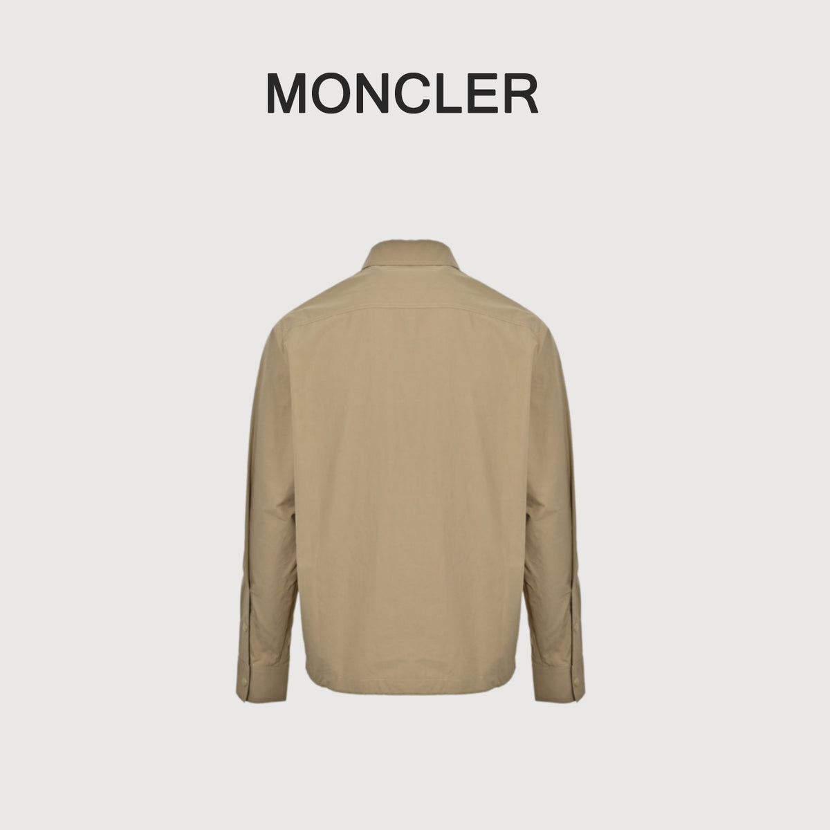 Moncler Sleeve Badge Utility Jacket in Khaki