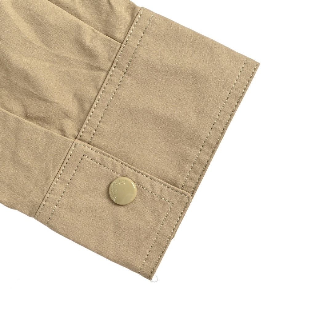 Moncler Sleeve Badge Utility Jacket in Khaki
