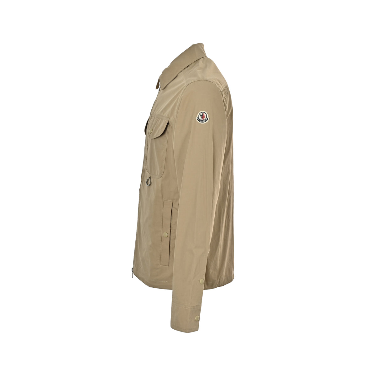 Moncler Sleeve Badge Utility Jacket in Khaki