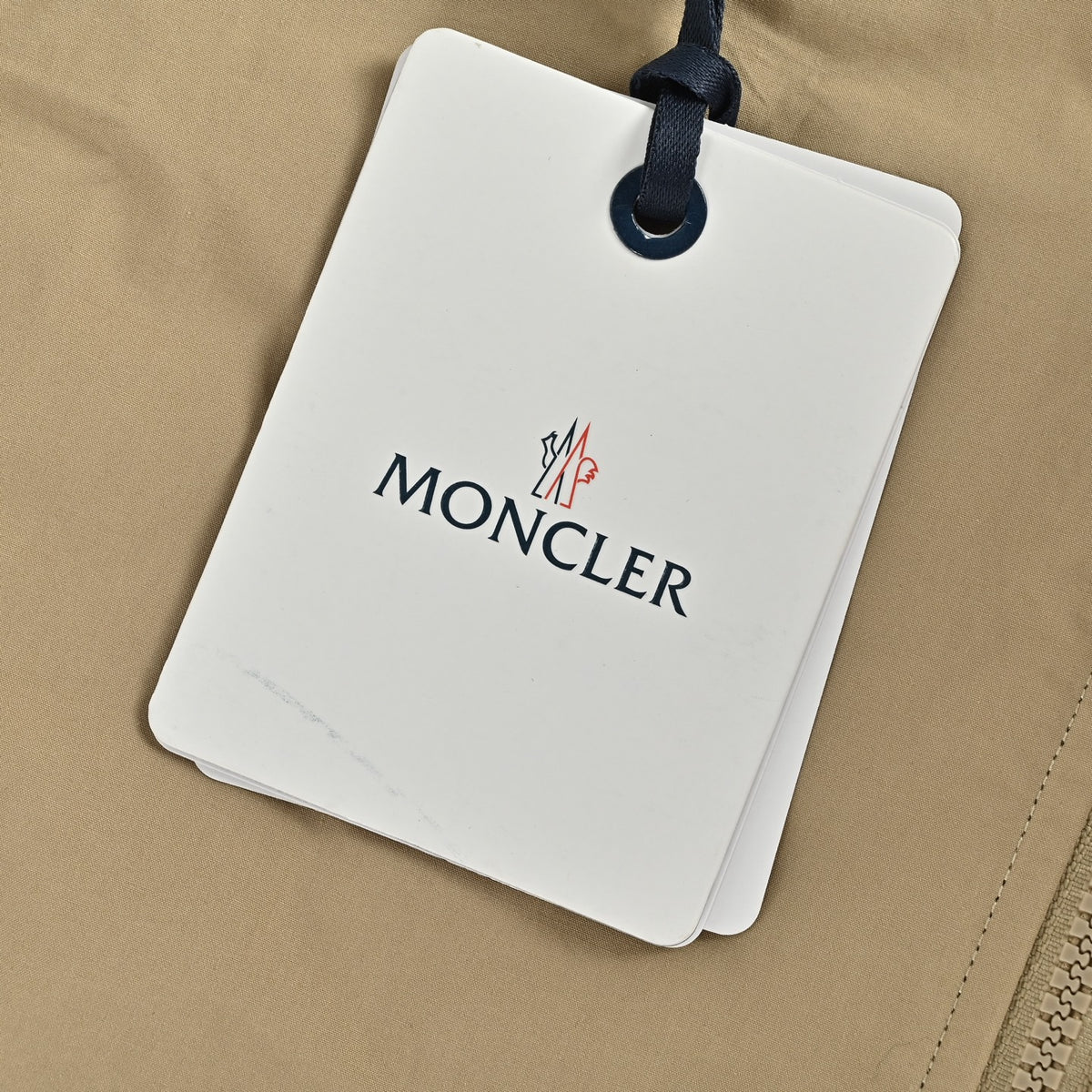 Moncler Sleeve Badge Utility Jacket in Khaki