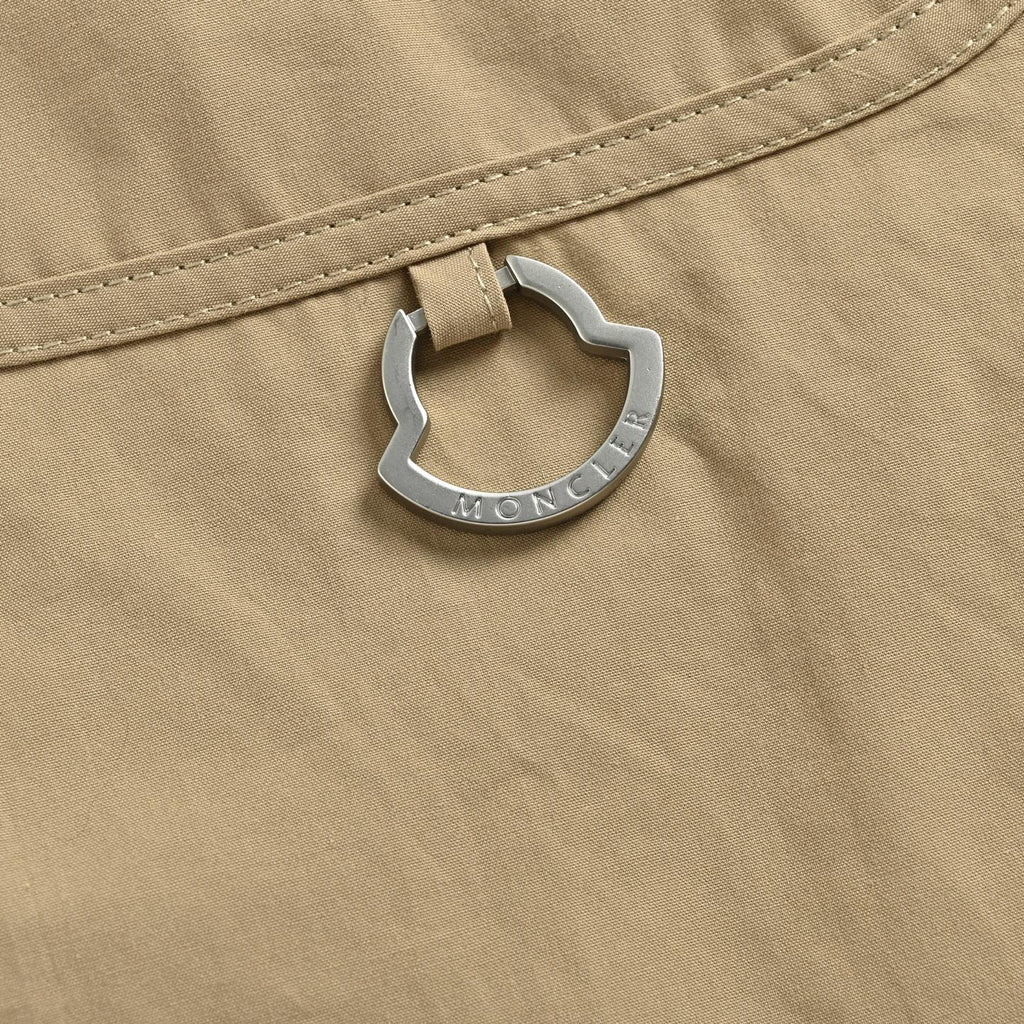 Moncler Sleeve Badge Utility Jacket in Khaki