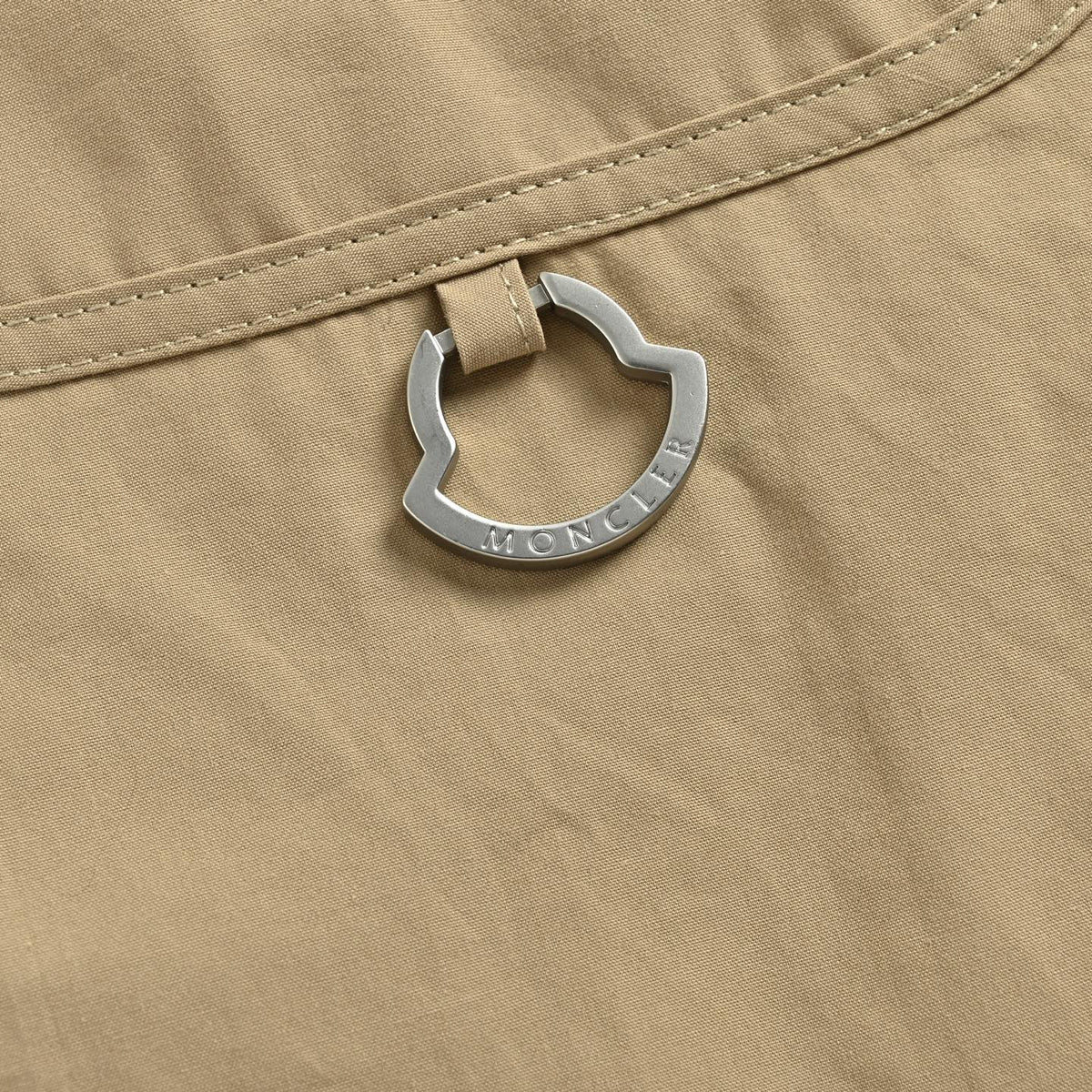 Moncler Sleeve Badge Utility Jacket in Khaki