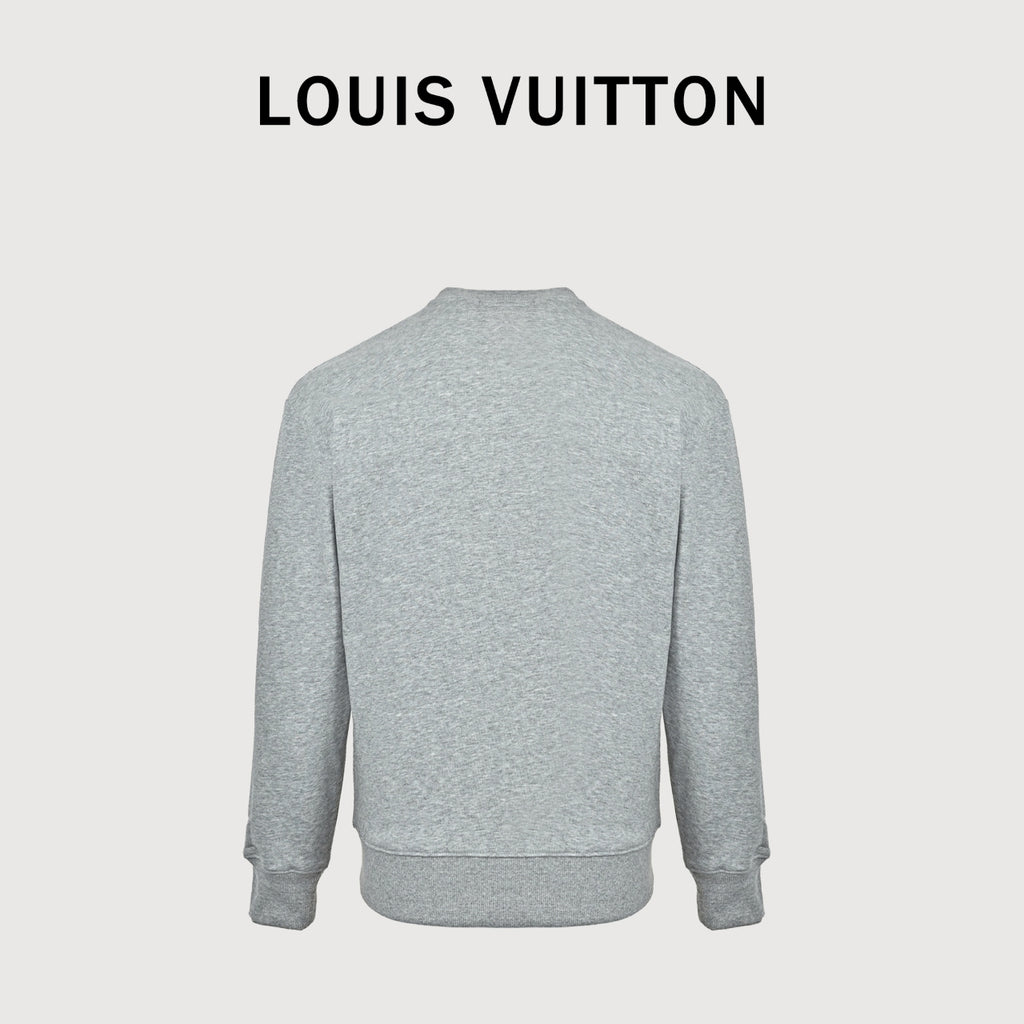 Louis Vuitton 26SS Fishing Boat Embroidered Crewneck Sweatshirt