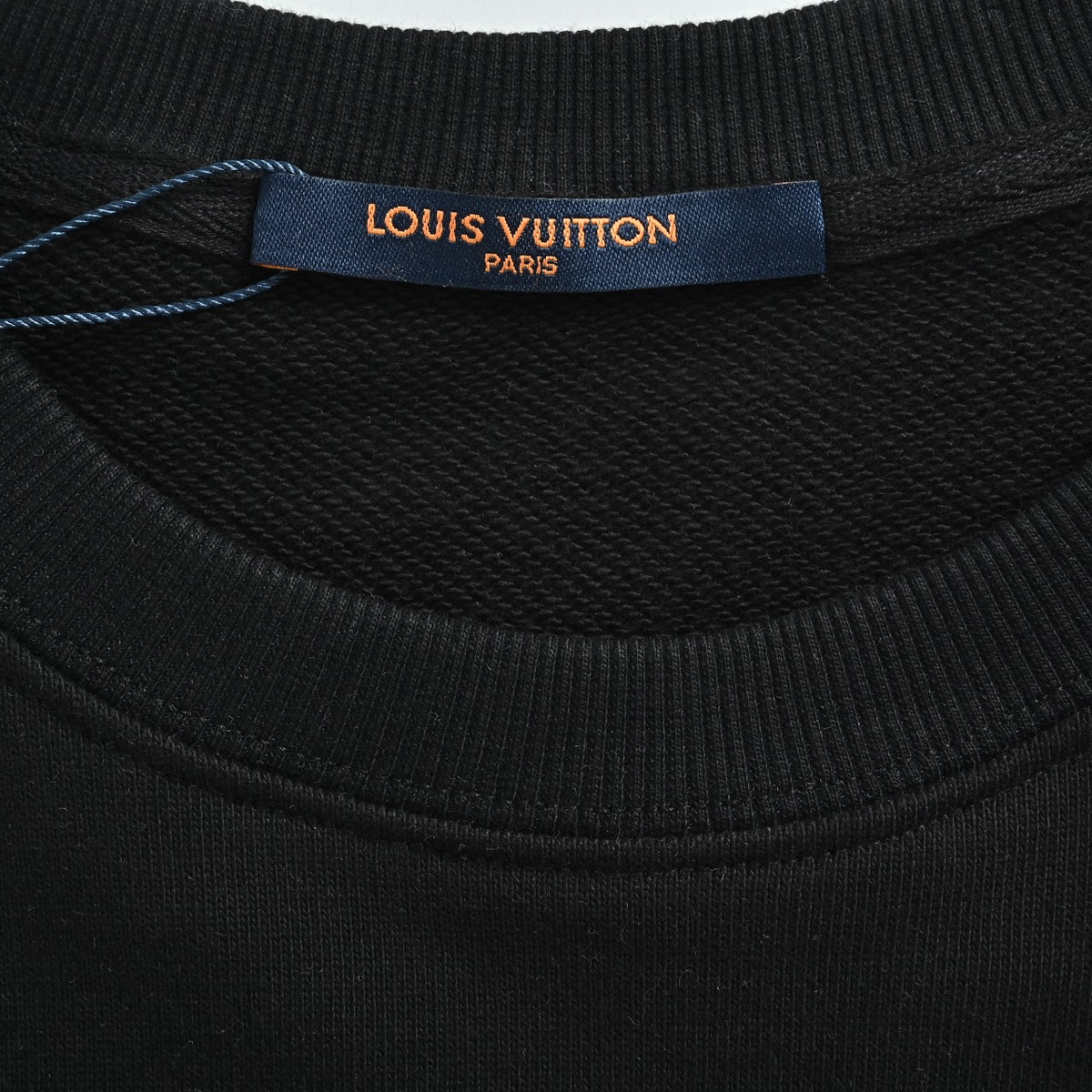 Louis Vuitton 26SS Fishing Boat Embroidered Crewneck Sweatshirt in Black