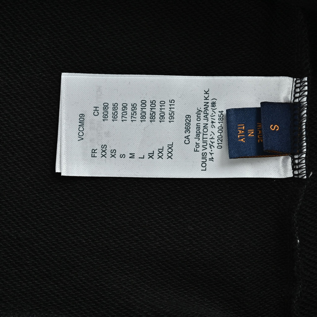 Louis Vuitton 26SS Fishing Boat Embroidered Crewneck Sweatshirt in Black