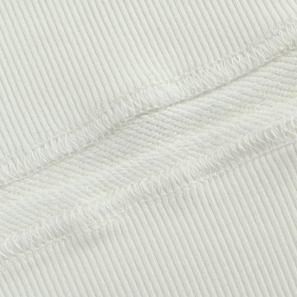 Burberry Check-Trim Cotton Crewneck Sweatshirt in White