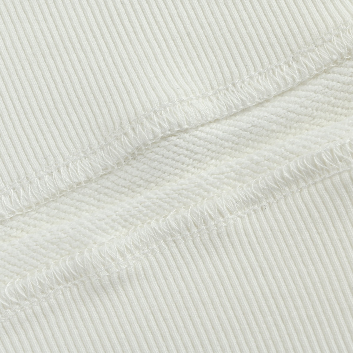 Burberry Check-Trim Cotton Crewneck Sweatshirt in White