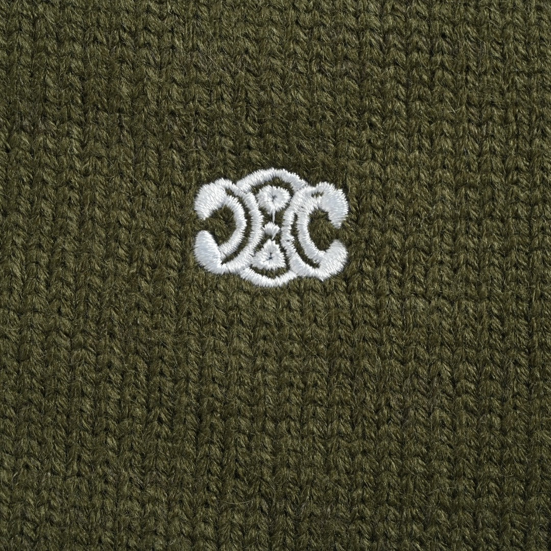 CELINE Triomphe and Terry-Embroidered Back Crewneck Sweater