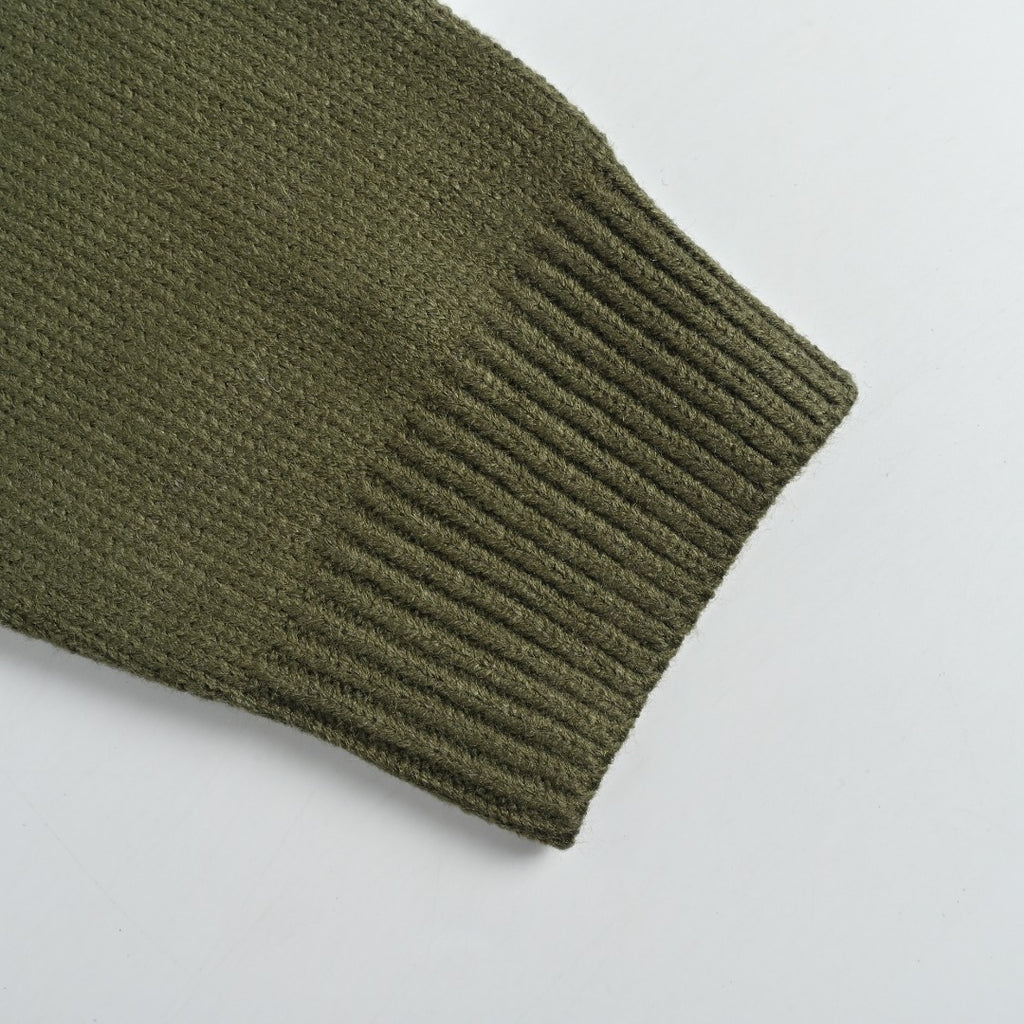 CELINE Triomphe and Terry-Embroidered Back Crewneck Sweater