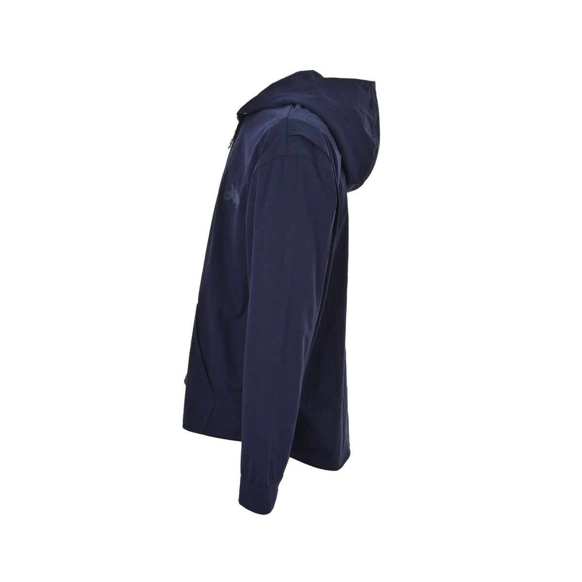 Dior 25FW Embroidered-Emblem Hooded Zip Jacket in Navy