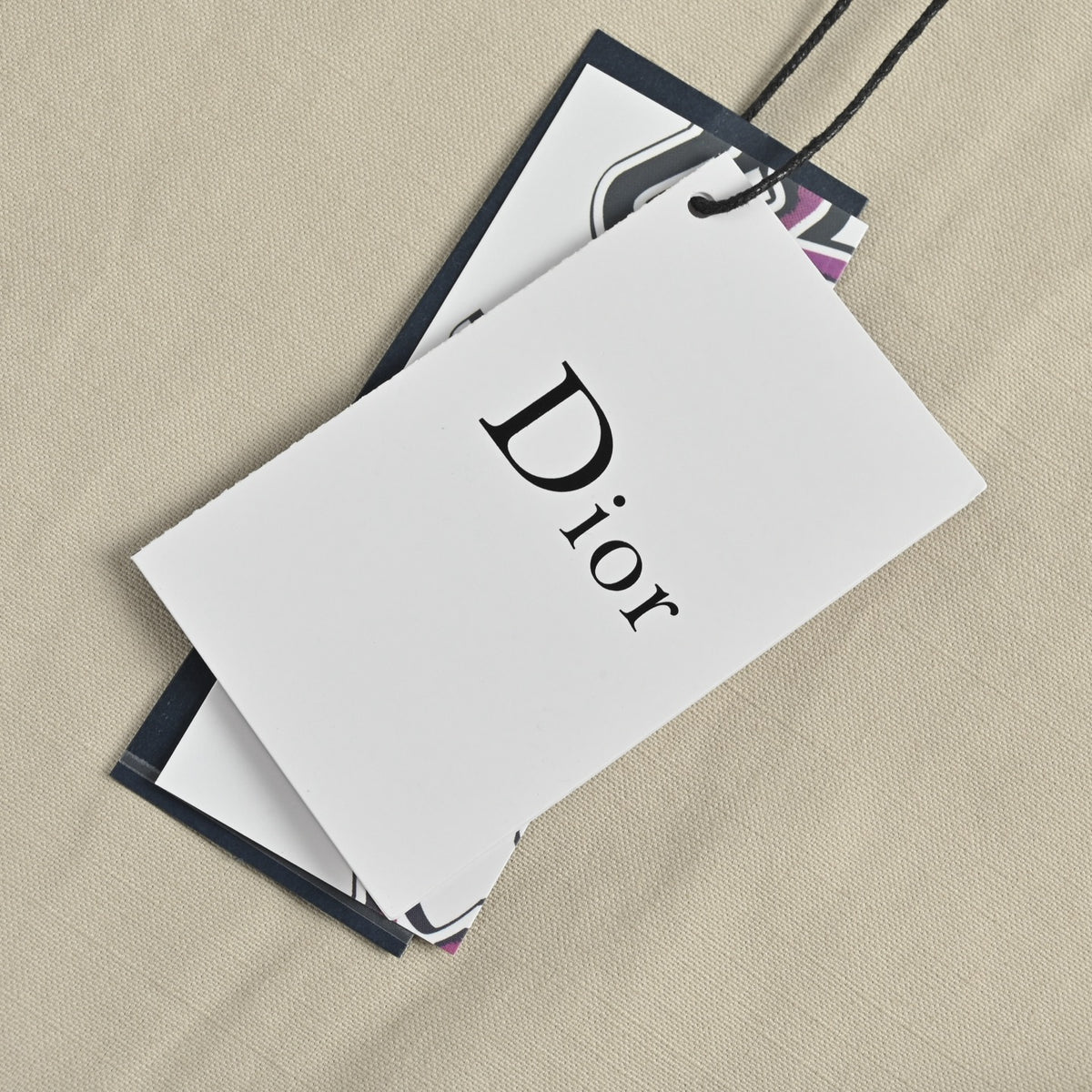 Dior 25FW Embroidered-Emblem Button-Front Shirt Jacket in Beige