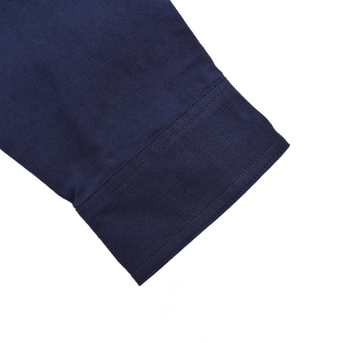 Dior 25FW Embroidered-Emblem Canvas Shirt Jacket in Navy