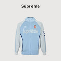 Supreme x Umbro 25FW No. 9 Zip-Up Knit Jacket in Light Blue