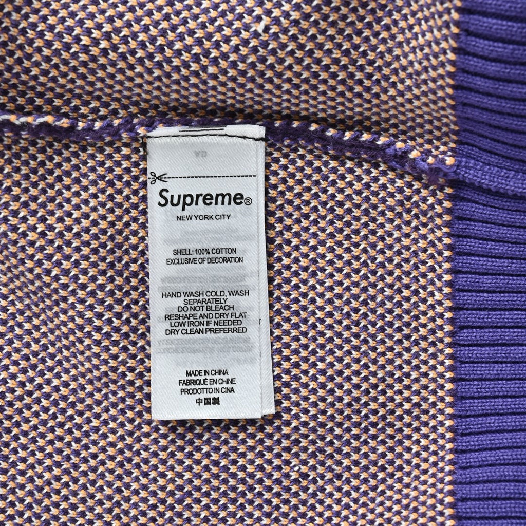 Supreme x Umbro 25FW No. 9 Zip-Up Knit Jacket in Purple