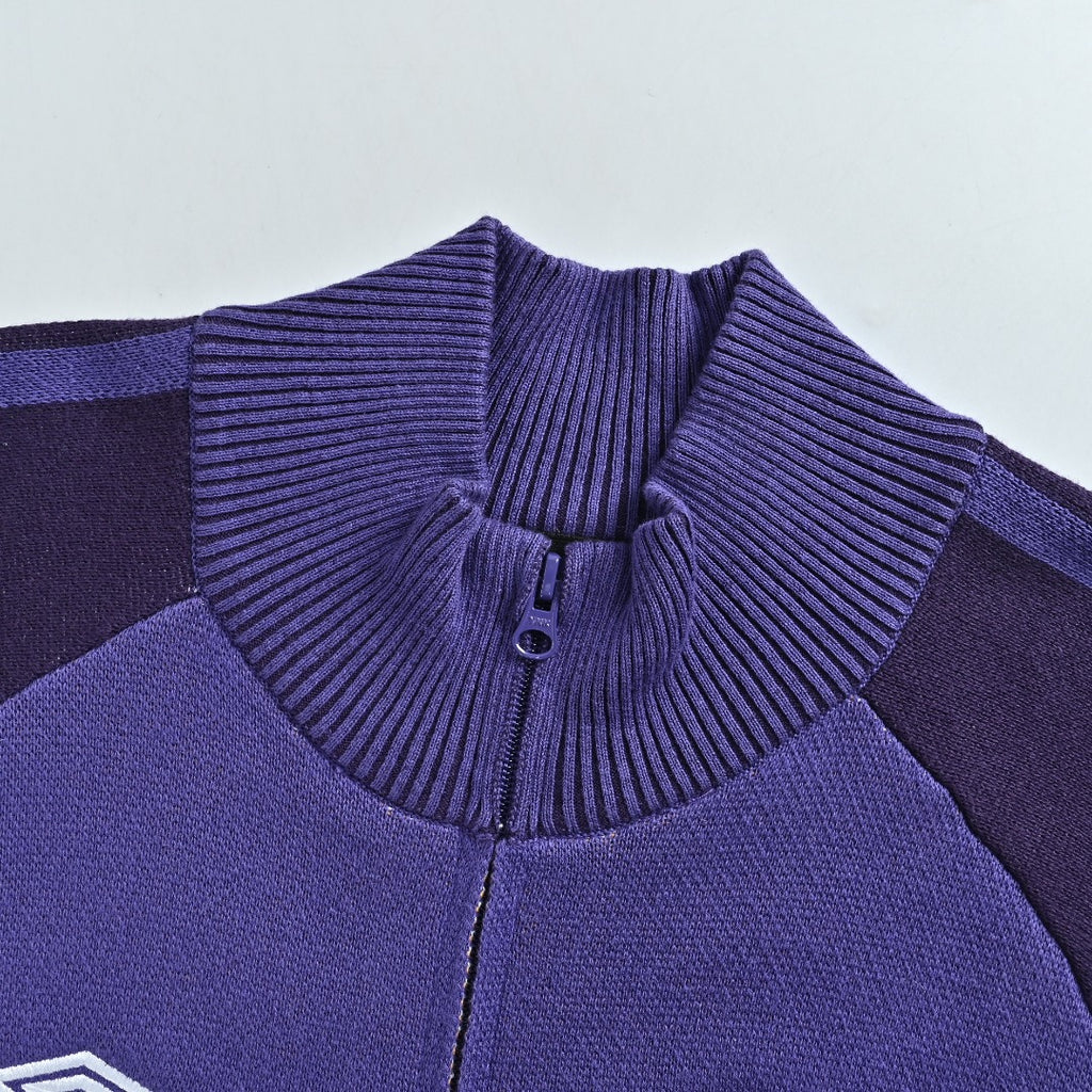 Supreme x Umbro 25FW No. 9 Zip-Up Knit Jacket in Purple