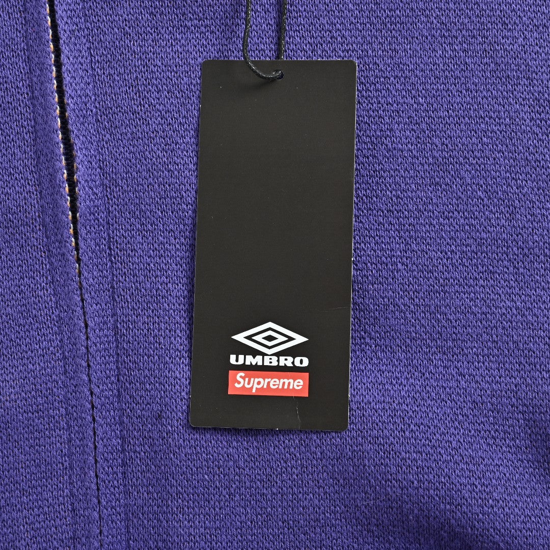 Supreme x Umbro 25FW No. 9 Zip-Up Knit Jacket in Purple