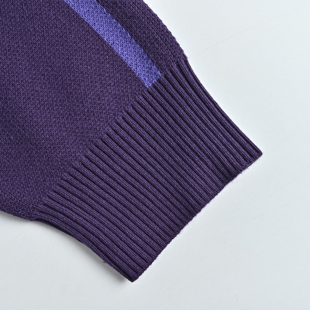 Supreme x Umbro 25FW No. 9 Zip-Up Knit Jacket in Purple