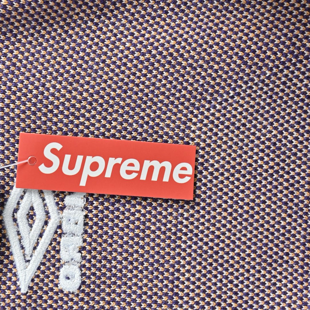 Supreme x Umbro 25FW No. 9 Zip-Up Knit Jacket in Purple