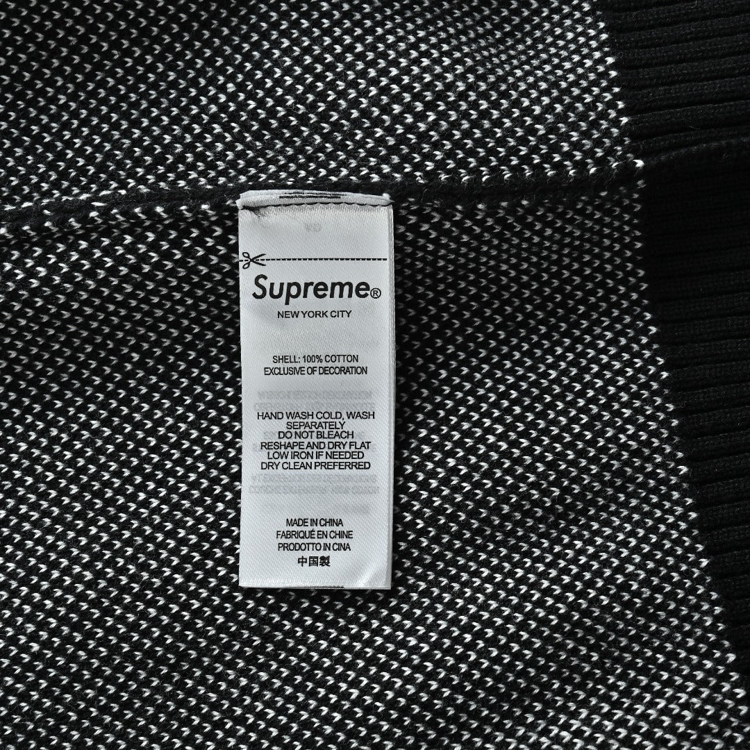 Supreme x Umbro 25FW No. 9 Zip-Up Knit Jacket in Black