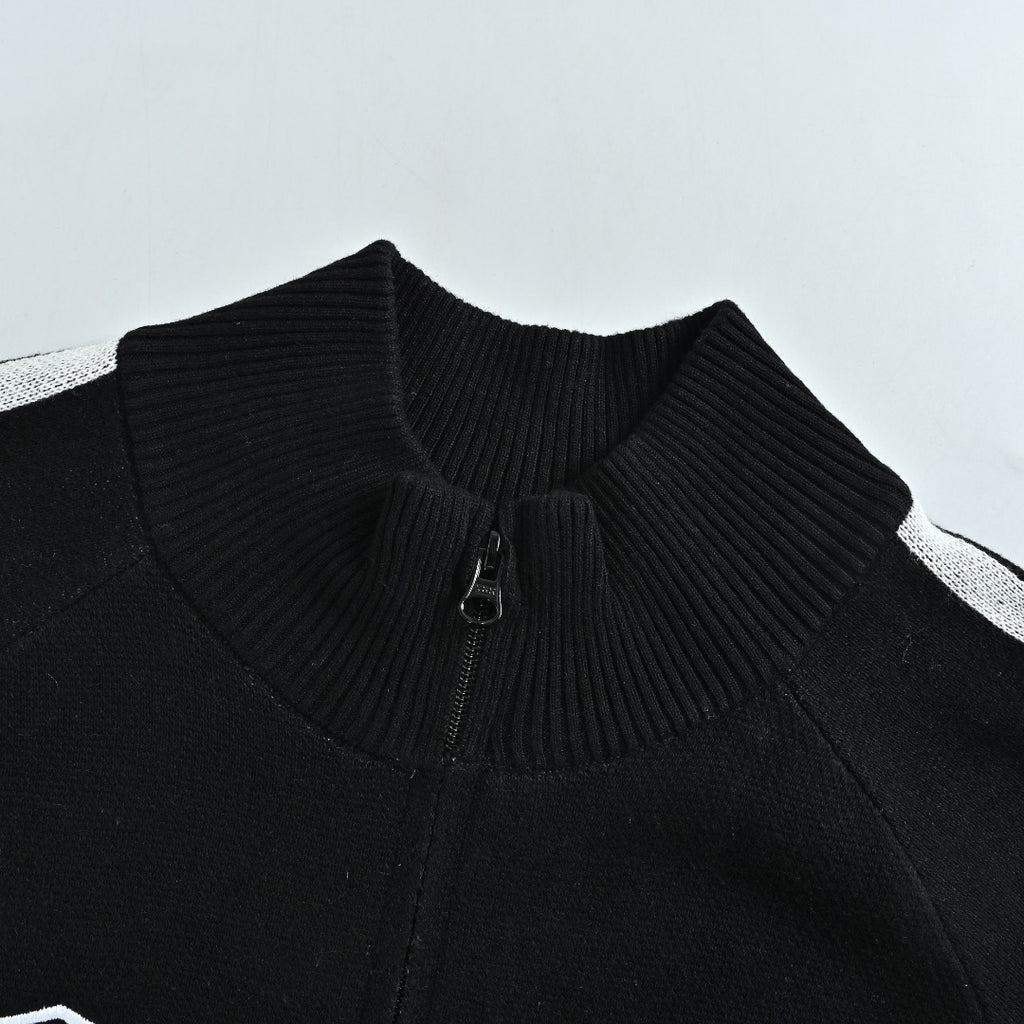 Supreme x Umbro 25FW No. 9 Zip-Up Knit Jacket in Black