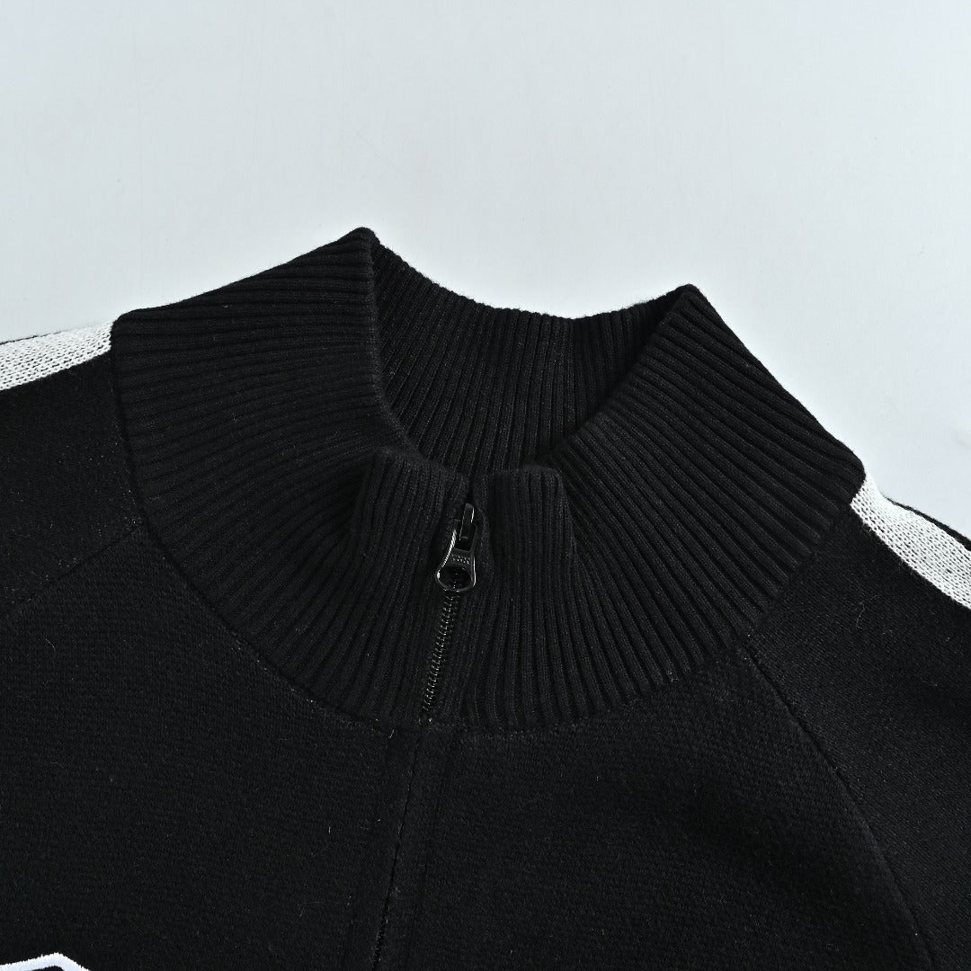 Supreme x Umbro 25FW No. 9 Zip-Up Knit Jacket in Black
