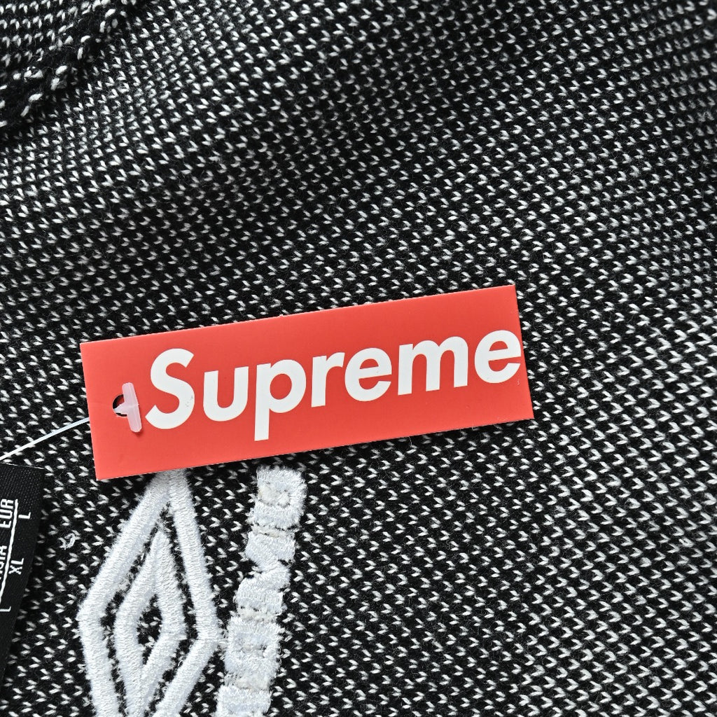 Supreme x Umbro 25FW No. 9 Zip-Up Knit Jacket in Black
